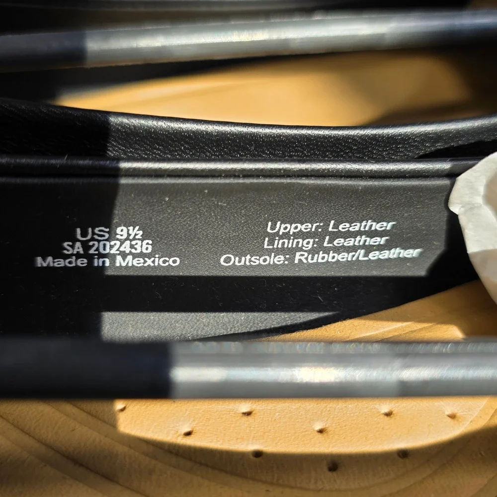 NISOLO‎ Fina Black Sheepskin Leather Ballet Low Heel Flats Pointed Toe 9.5 NEW - Picture 5 of 6